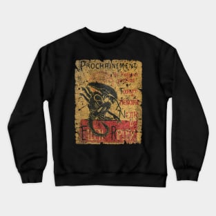 Tournee du xenomorphe noir - Vintage Design Crewneck Sweatshirt